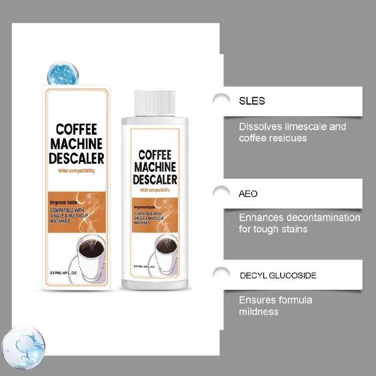 237ml Coffee Machine Descaler Clean Internal Parts And Improve Taste Of Your Coffee