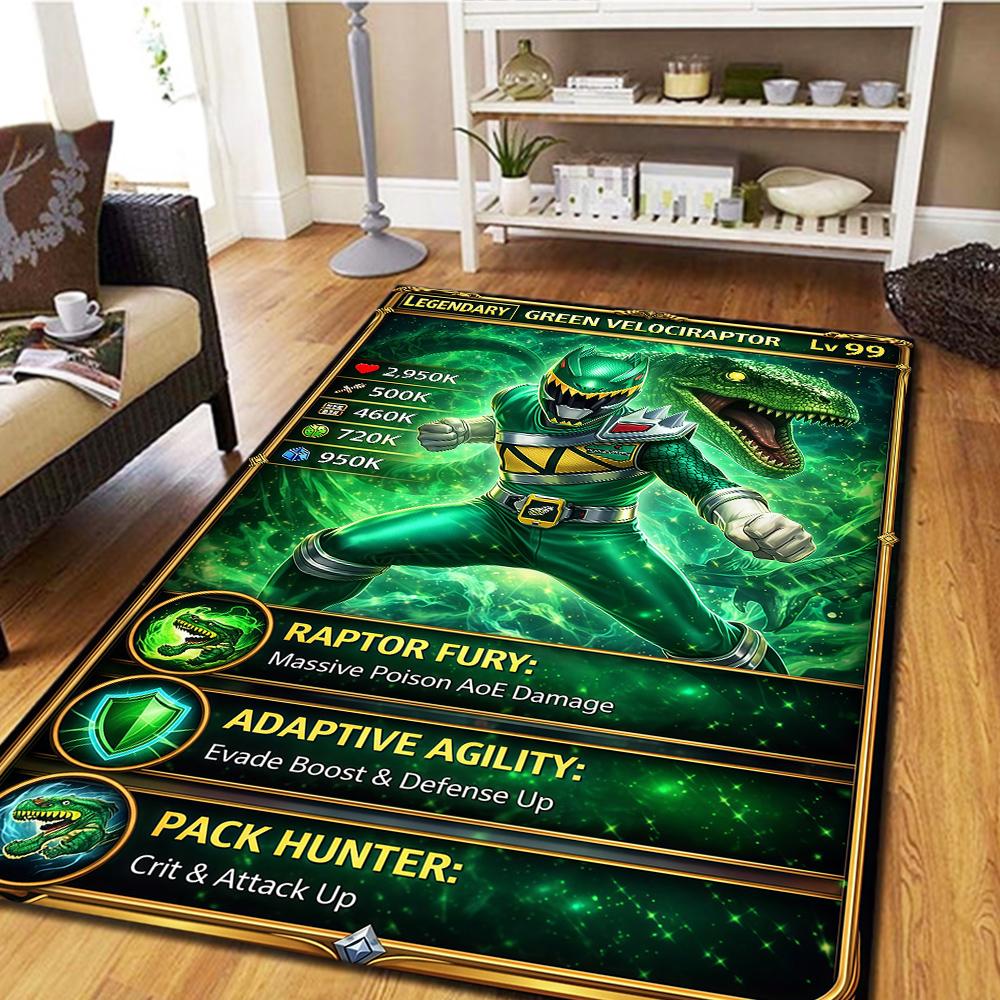 Super Sentai Digital Print Carpet, Living Room Floor Mat, Bedroom Decorative Rug, Movie Play Mat -HYQ97