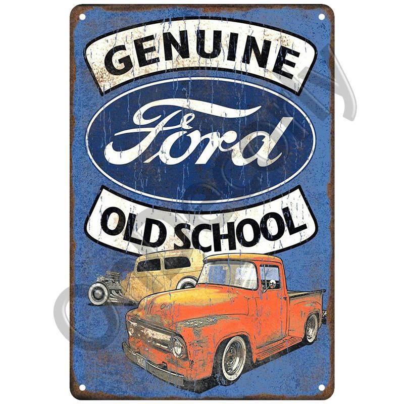 Retro Automarke Metallschild Garage Bar Blechschild Metall Wandplaketten Dekor Vintage Shabby Crafts Blechschild Poster Pin Up Schilder