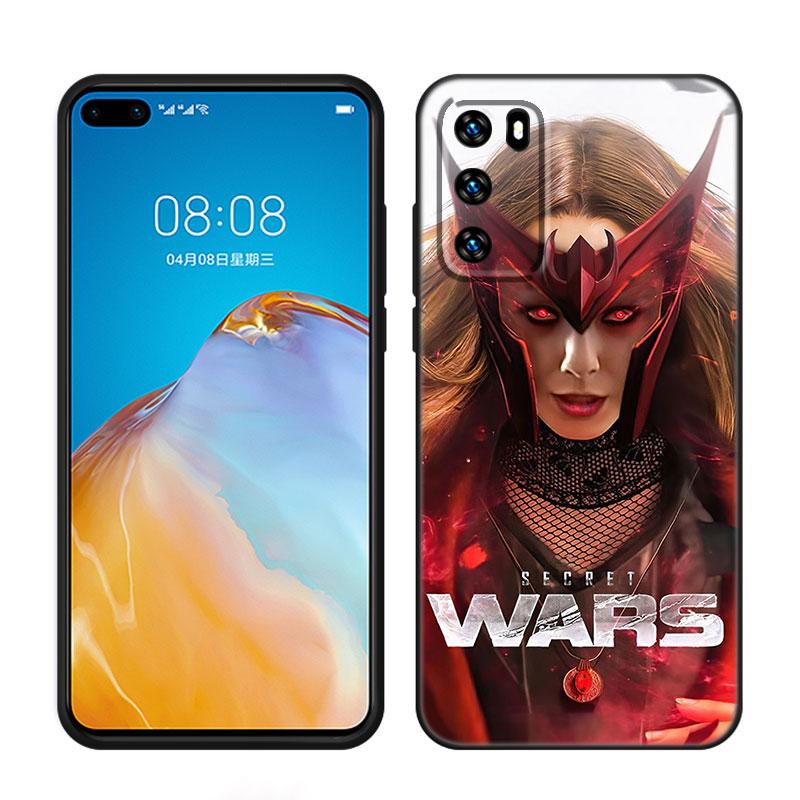 Scarlet Witch Phone Case For Huawei Pura 70 Ultra P20 P30 P40 Lite P60 Art P50 Pro P50E P Smart 2018 2019 2020 2021