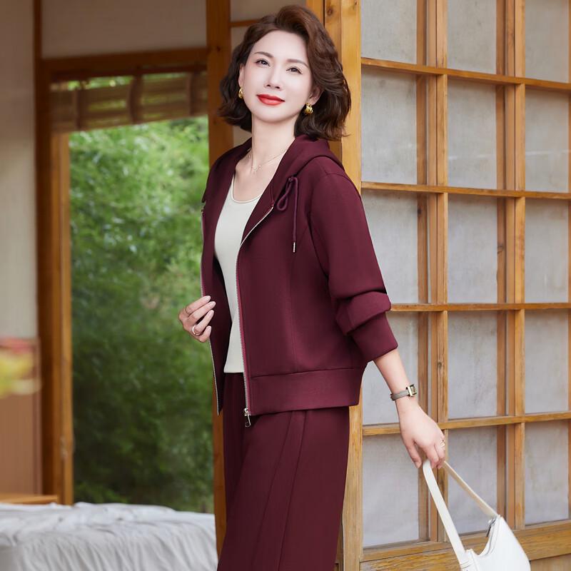 Women's Autumn Casual Hooded Two-Piece Set