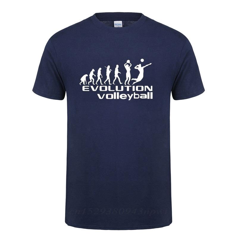 Evolution Sports Playing Volleyball Tshirts for Men HipHop Streetwear T-Shirt Camisetas 2023 Classic Popular Tee Shirt Men