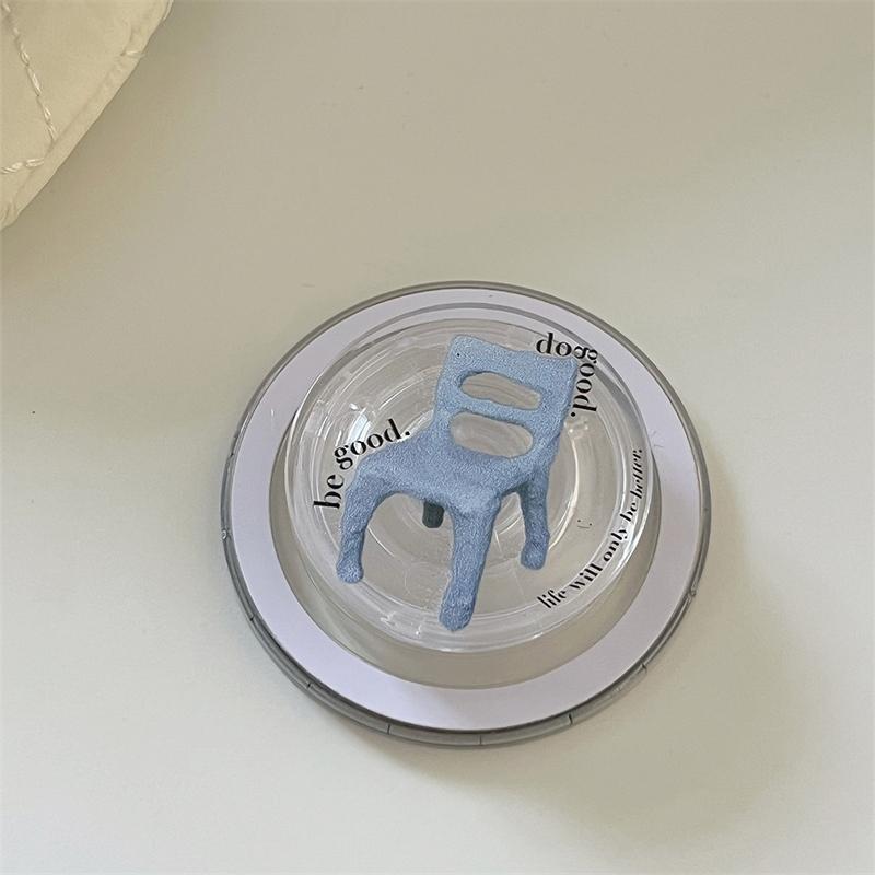 Korean Cute Food Cat For Magsafe Magnetic Phone Griptok Grip Tok Stand For iPhone 15 Foldable Wireless Charging Case Holder Ring