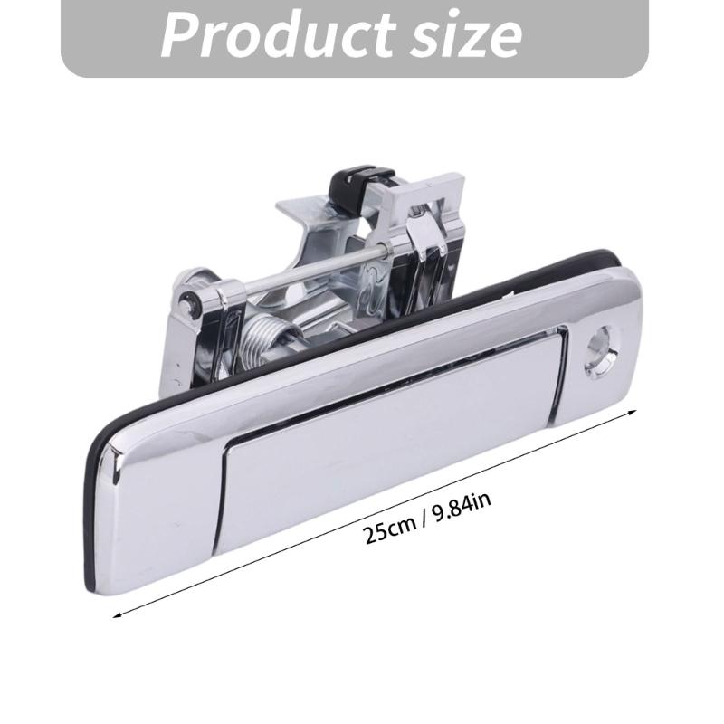 Mechanical Tailgate Handle Latches Opening Handle Assembly for S10 Pickup Application, with Integrated Return Spring and Right-Side Lock Opening