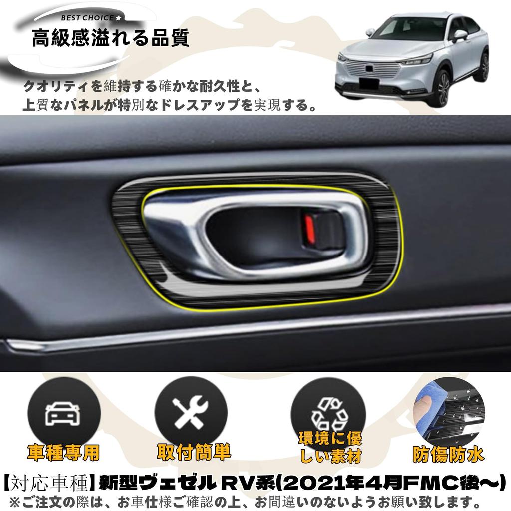 DodoxDIY Compatible New Vezel RV Series Rv3 Rv4 Rv5 Rv6 Parts Accessories Inner Door