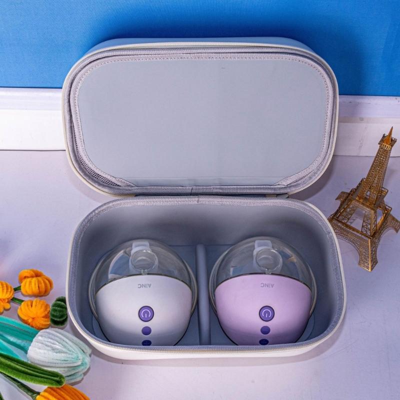 Portable EVA Hard Shell Case for Portable Breast Pump Eletric Milk Extractor Storage Bag for Working Moms Travel