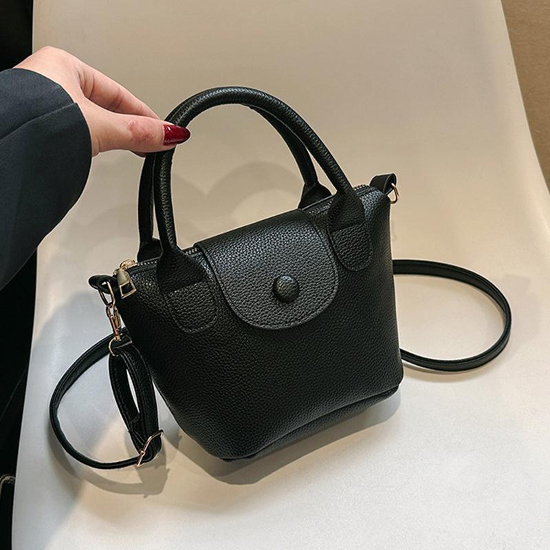 PU Leather Women's Small Bag Solid Color Flap Shoulder Bags for Women Trend Aesthetic Luxury Crossbody Bag KTY