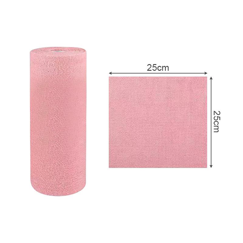 Cleaning Towels Reusable Cleaning Wipe Household Kitchen Cloth Wet Dry Dish Towels Convenient Microfiber Towel Rolls Dish Rags