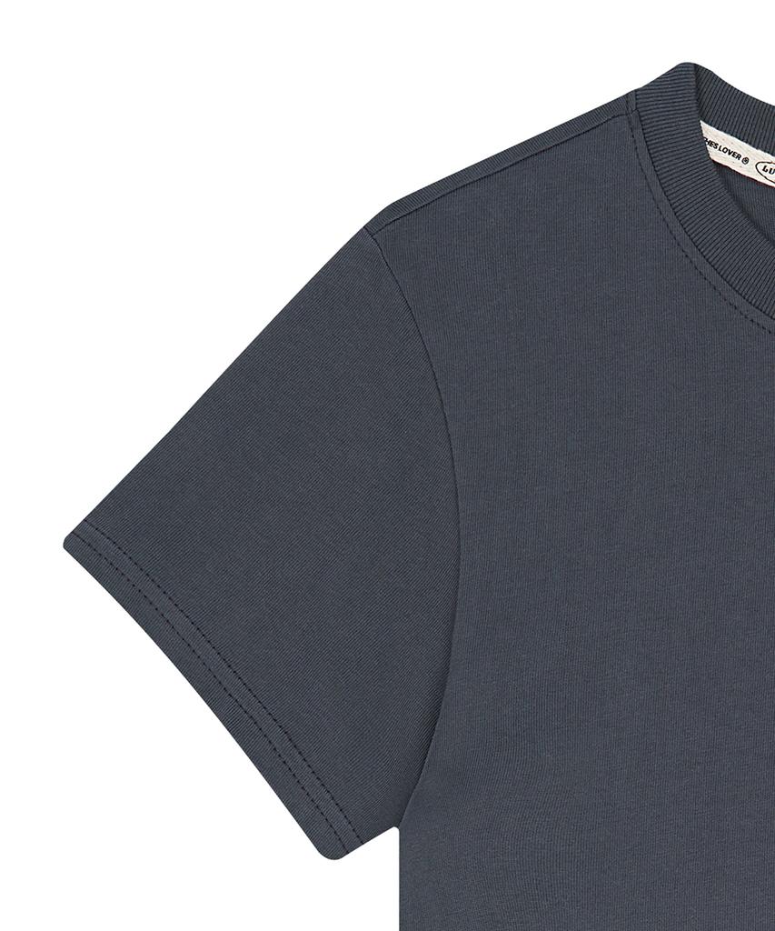 LUVISTRUE El Luvistrue Logo Tee(Charcoal)