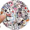 50 Pcs Vinyl Cute Rats Stickers Waterproof Graffiti Animals Sticker Rodent Stickers for Water Bottles Laptop Computer Scrapbook