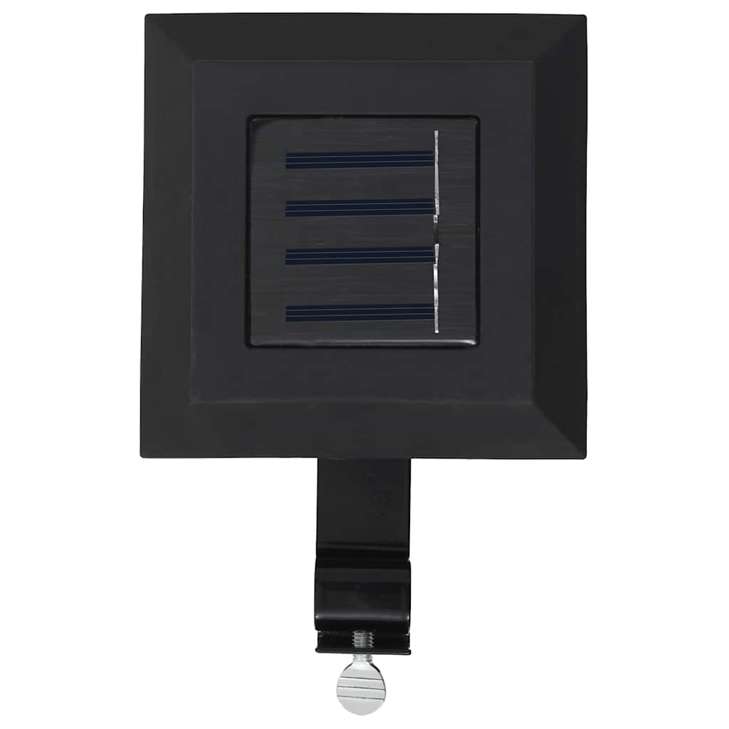 Vidaxl Lampy Solarne Led Do Ogrodu, 12 Szt., Kwadratowe, 12 Cm, Czarne