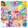 50 Balloon Doll Graffiti Stickers Personalized Cartoon Children's Decorative Water Cup Computer Mobile Phone Case Stickers