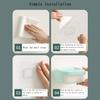 1PC No Need To Punch Soap Box Grey Rapid Draining Waterproof Creative Japanese Style Simple Soap Holder Thickening Material