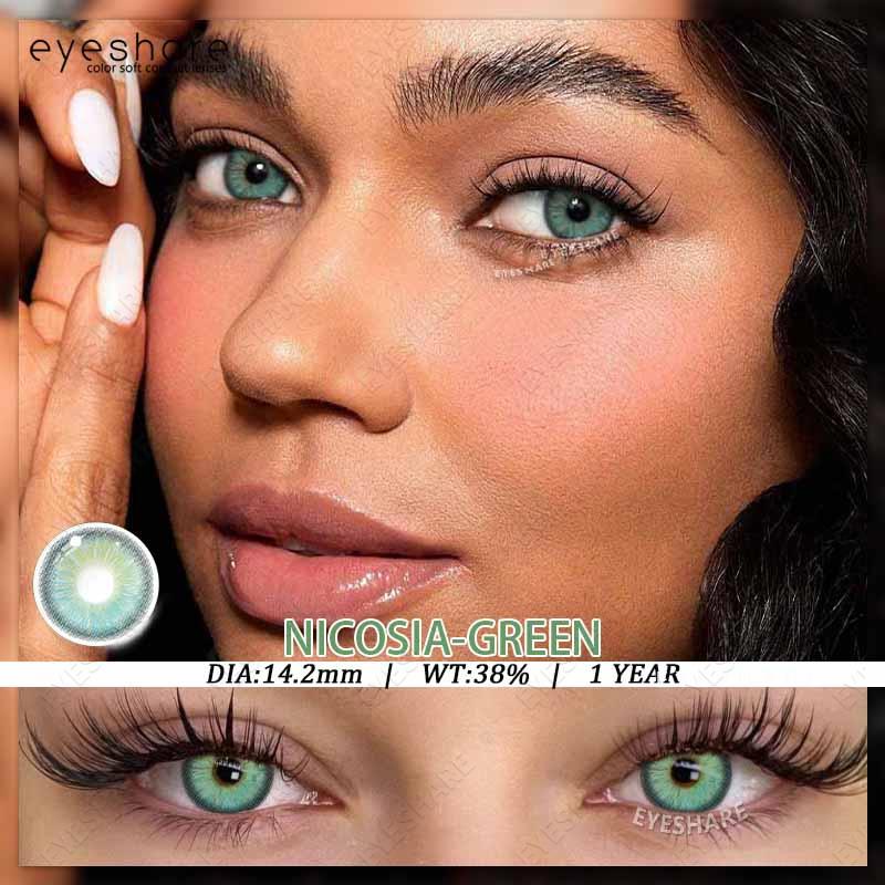 Eyeshare Colored Contact Lenses Purple Fashion New Style Contact Lenses Gray Natural Comfortable Colored Lenses Pink Makeup Colored Lenses 1 Pair