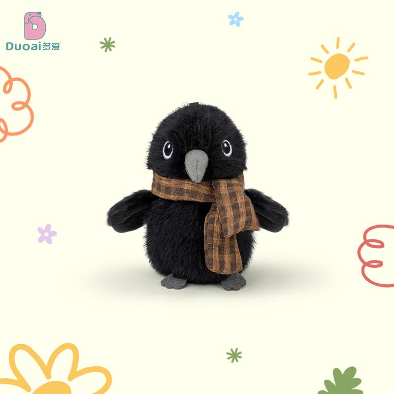 4 Kinds Of High Fidelity Owl Plushie Crow Plush Toys Lifelike Animals Simulation Stuffed Doll Toy Gift