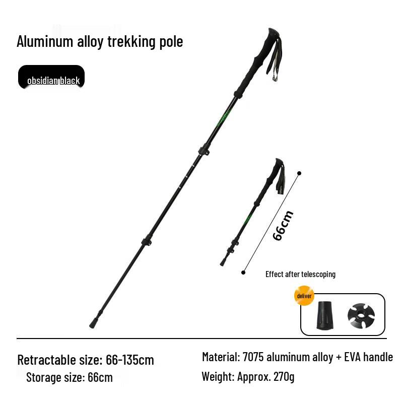 Aluminum Alloy Telescopic Trekking Pole