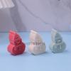 Smiling Snowman Silicone Candle Mold Christmas Handmade Chocolate Cake Baking Tools Home Decoration Crafts Resin Plaster Molds