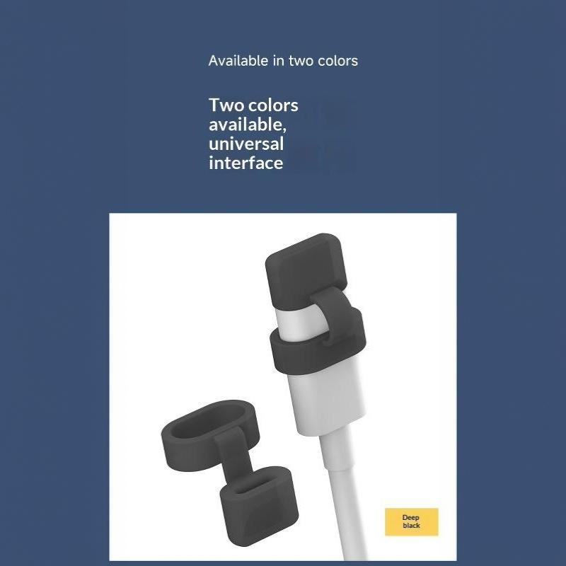 3/15Pcs For Ios Lighting Type-C Data Cable Silicone Dust Plug Anti-Lost Dustproof Data Cord Protective Cap Typec Charging Port