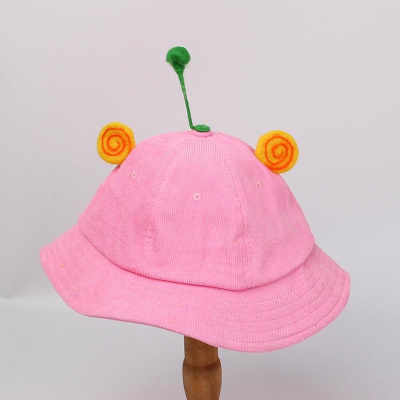 Baby bucket hat parent-child sunscreen bean tooth rabbit small yellow hat kawaii children sunscreen
