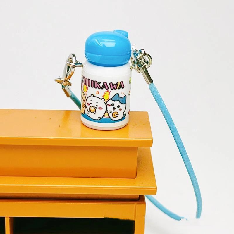 

1Pcs Cartoon Cute Simulation Strap Insulated Cup Ornament For 15-17Cm Labubu Dollhouse Mini Pendant Model Sweet Couple Gift