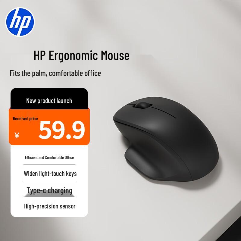 

HP Professor SEC Ergonomic Wireless Mouse