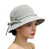 Breathable Wide Brim Fisherman Hat Stylish Bow Sunshade Bucket Hat Summer Season