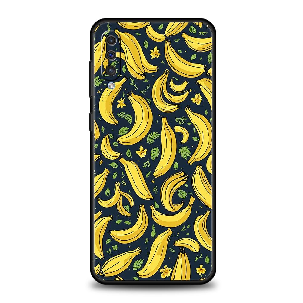 Funny Bite Apple Banana Phone Case for Samsung Galaxy A56 A36 A26 A16 A34 A24 A42 A22 A20 A12 A40 A30 A10 Soft TPU Cover Shell