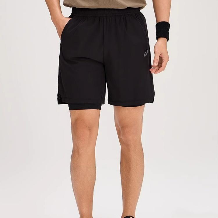 Asics Sports Lifestyle Series Quick-Dry Two-In-One Shorts Men Shorts Black 2031F121-001