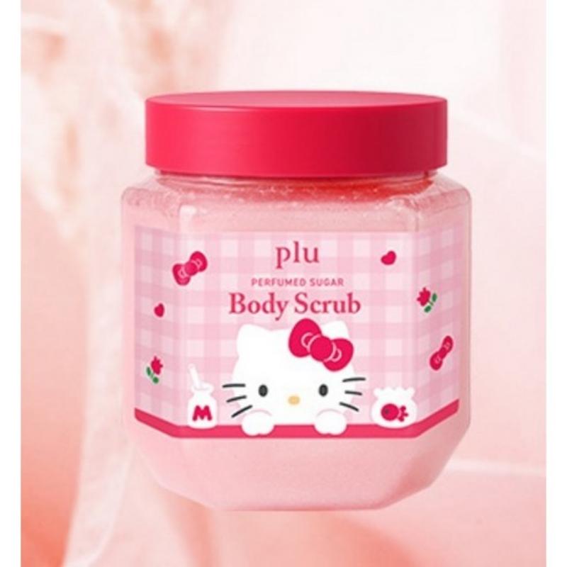 plu Hello Kitty Perfume SUGAR Body Scrub MELROSE 510g + Kitty Crunch