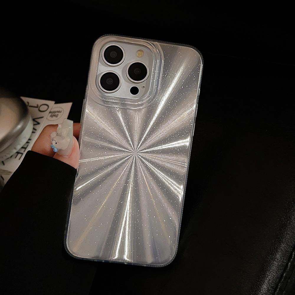 

Чехол для телефона Sense Ins высокого класса Aurora Laser Подходит для 14 Apple 15pro Max Блестящий порошок Iphone13 Противоударный 16 12pro max(6.7)