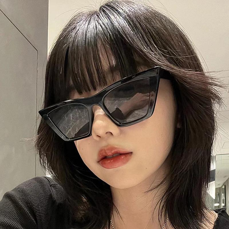 Modne minimalistyczne okulary przeciwsłoneczne dla kobiet na rok 2021 - Okulary osobowości w stylu ulicznym