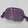 Leichte Nylon-Tasche Damen Schultertasche Crossbody-Tasche Mehrschichtige Handy-Tasche