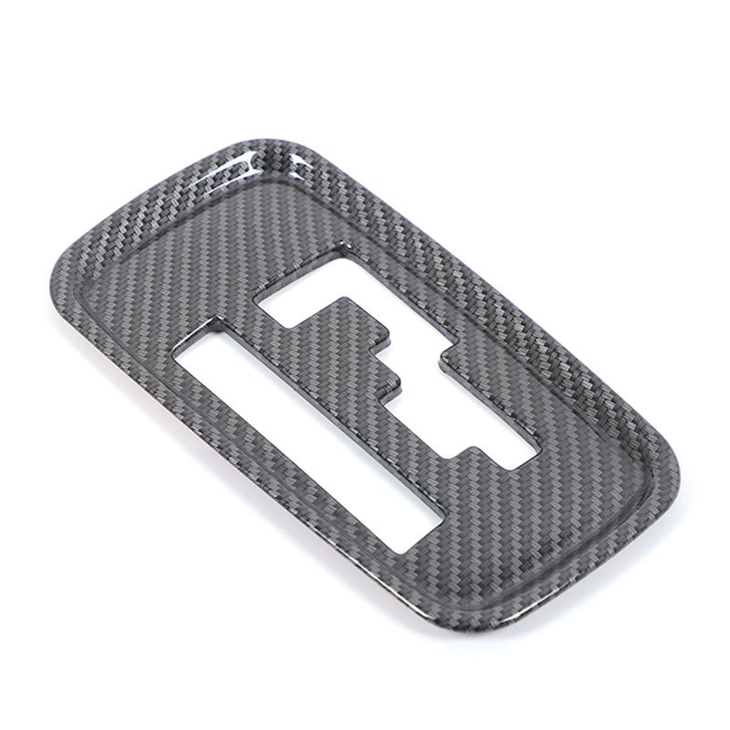 Gear Shift Panel Cover Trim Carbon Fiber For Mitsubishi Outlander 2013- Interior Accessory Parts Carbon Fiber Color