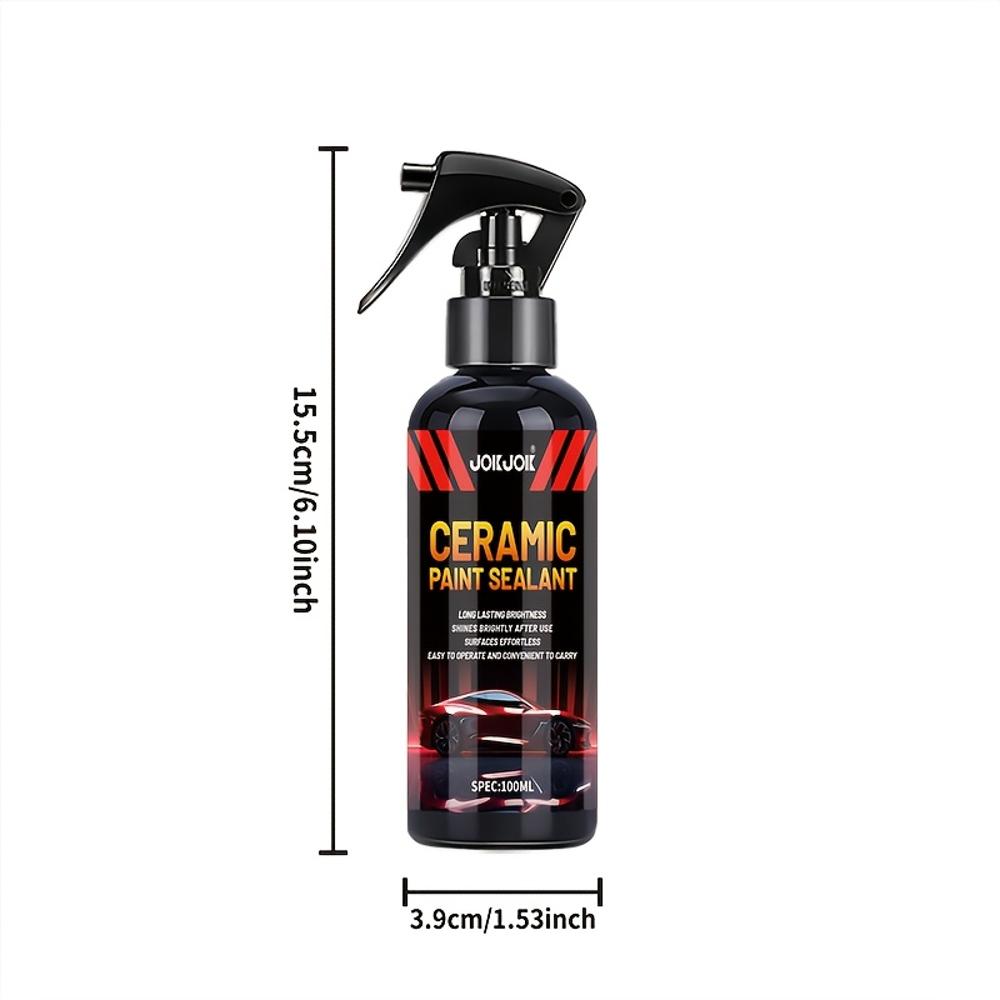 Car Nano Crystal Layer Paint Spray - Car Paint Care Solution, Crystal Plating Wax Coating Technology Spray, Restores Surface Glo