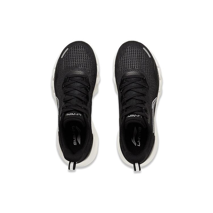 Li Ning Spirituality Textile, TPU Low Top Running Shoes Women's Black ARST046-1