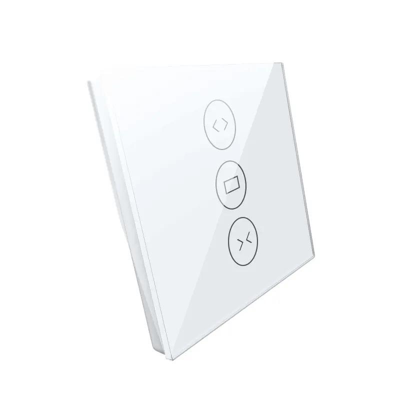 Graffiti Zigbee Smart Curtain Switch with Touch, Remote, and Alexa Voice Control
