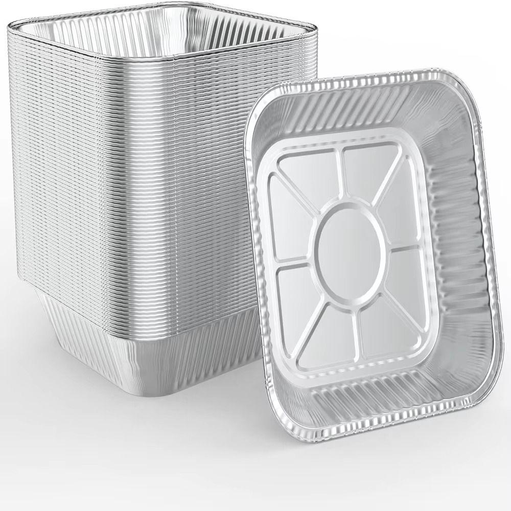 30 Stück 6/7/8/9 Zoll Heißluftfritteusen-Schalen Antihaft-Aluminiumfolien-Schüssel Einweg-Aluminiumfolien-Schale Zum Mitnehmen