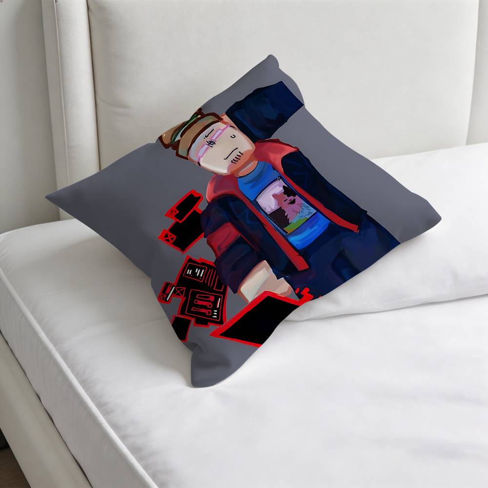 007n7 CCustomizable Square Pillow Cover Decorative Throw Pillow Case for Sofa Couch Bed Home Car Living Room Decoration