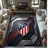 Atletico Madrid Printed Flannel Area Rug Non Slip Soft Polyester Floor Carpet Indoor Decor Mat for Bedroom Living Room Sofa Game Room Home Decoration
