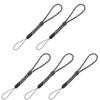 5pcs Adjustable Key Lanyard Short Braid Bottle Lanyard Necklace Wrist Strap U Disk Lanyard Phone Lanyard