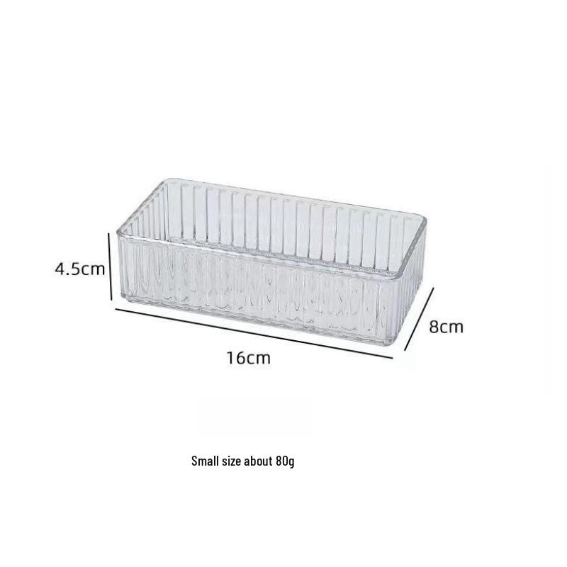 Acrylic Drawer Divider & Cosmetic Organizer Set for Dorms