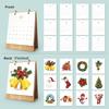 Paint by Numbers Desk Calendar DIY Paint Standing Flip Calendar New Design Hand Drawn Calendar
