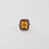 Natural Citrine Gemstone 925 Sterling Silver Handmade Women's Jewelry Pretty Proposal Ring For Her RR-71-4
