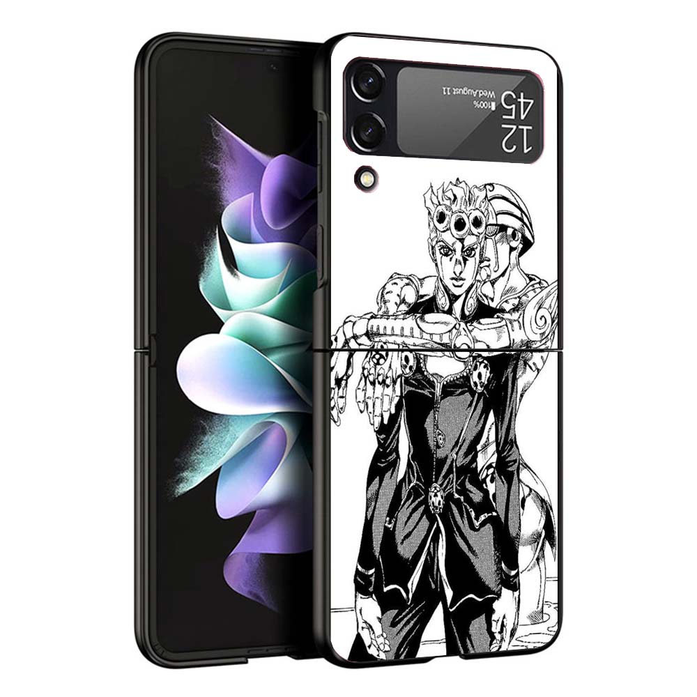 JoJo Bizarre Adventure Phone Case For Samsung Galaxy Z Flip7 Flip6 5G Flip5 Flip4 Flip3 ZFlip 7 6 3 4 5 Shockproof Back Cover Ga