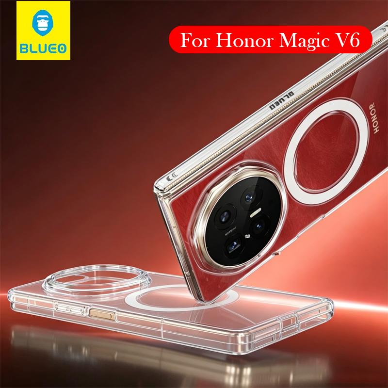 Blueo Case For Honor Magic V6 Wireless Charging Back Cover Case for HONOR MAGIC V6