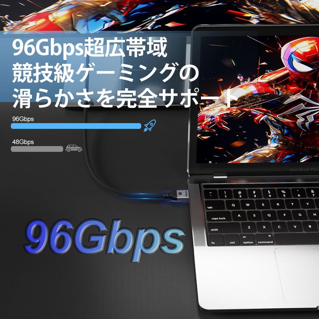 Angusplay 16K HDMI Ultra HDCP HDR10 for Xbox Series Roku Gaming and Projector 2.2 Cable, 2M, 96Gbps, Fast, 16K@60Hz/8K@120Hz/4K@480Hz, 2.3 &