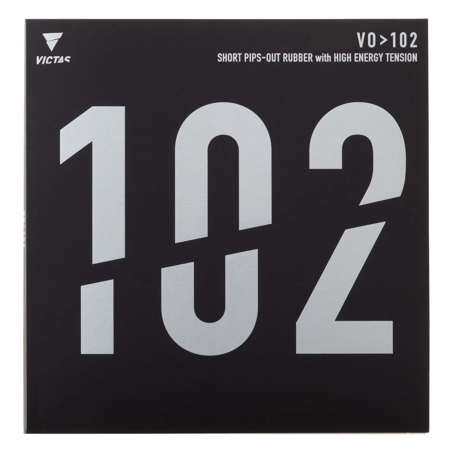 

VICTAS Table Tennis Rubber High Energy 020222 VO 102, Tension, Offensive, Red, 2.0mm,