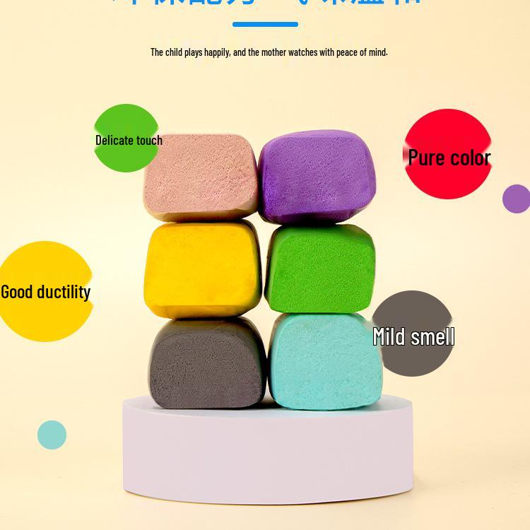 Odorless Colored Clay for Kids - Available In 12, 24, or 36 Colors, Perfect for DIY Play and Kindergarten Projects.
