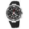 Men's SNAD61 Sports Alarm Chronograph Watch with Black Bezel and Urethane Strap, Quartz Movement.