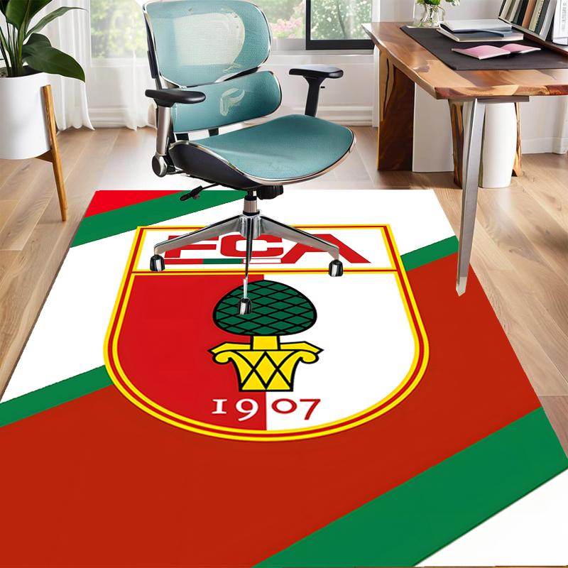 1pc Football Team Design Area Rug - Non-Slip, Soft & Cozy Floor Mat for Living Room, Bedroom, Office - Indoor/Outdoor Decorative Carpet
